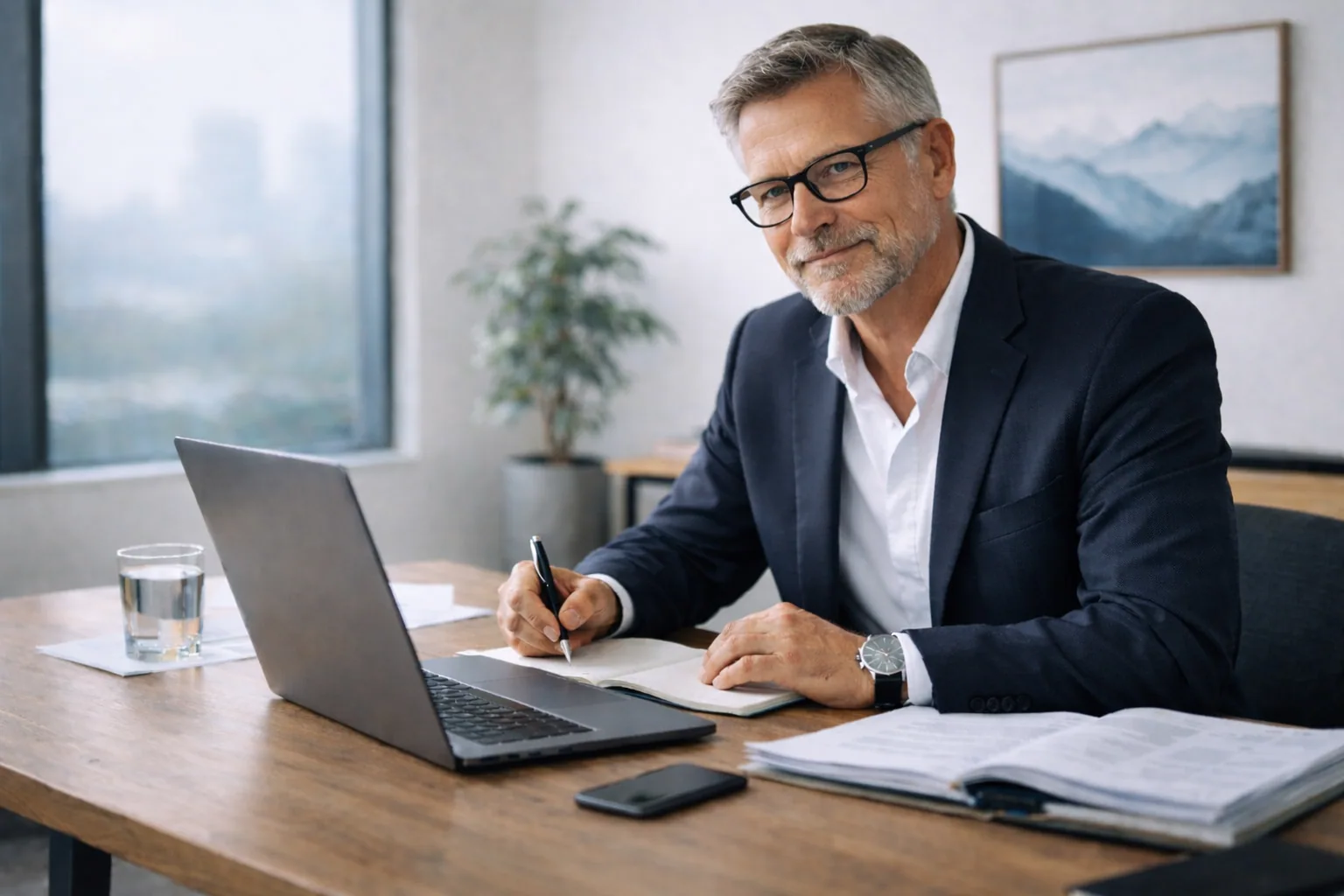 Entscheidungsklärung online – Klient im Gespräch